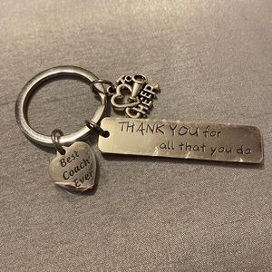 Cheer Coach Keychain
